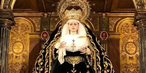 La Virgen De La Palma Del Buen Fin De Luto Por El Funeral Por El