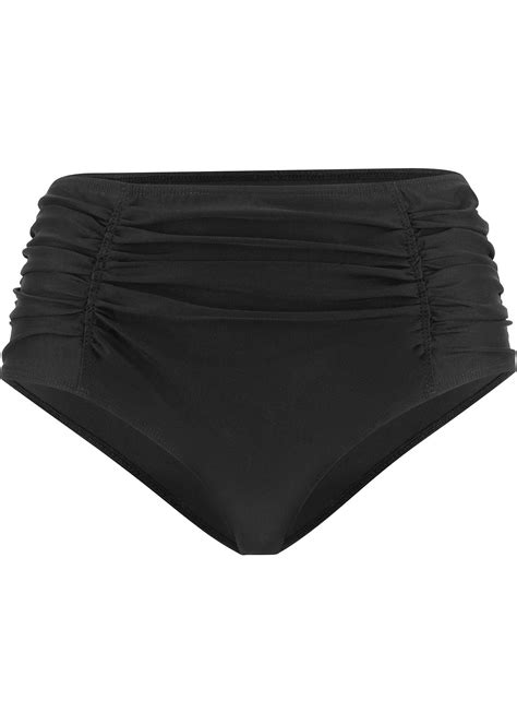Slip Elegante Per Bikini Con Effetto Modellante Nero