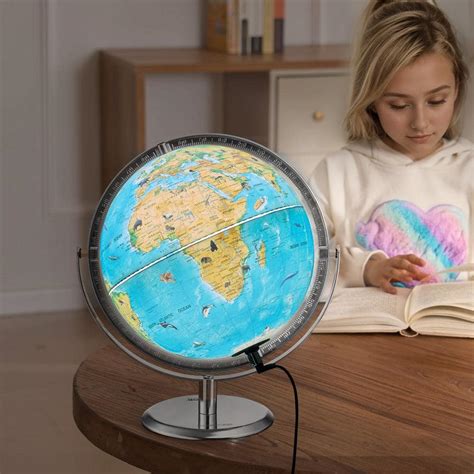 VEVOR Educational Globe 13.39 in. x 10 in. 254 mm Interactive AR World ...