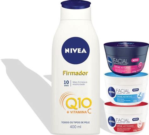 Nivea Loção Firmadora Q10 400ml Creme Facial Antissinais Nutritivo e