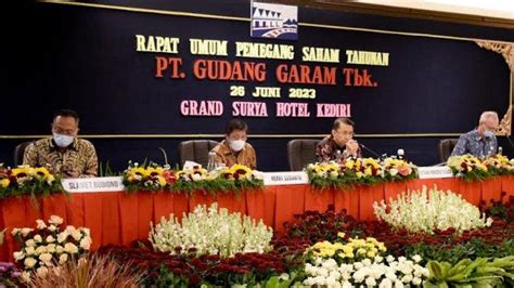 PT Gudang Garam Tbk Tebar Dividen Rp 2 3 Triliun Per Lembar Saham Rp 1