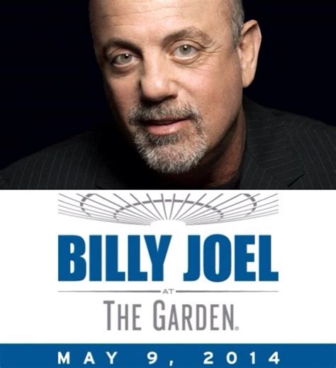 Billy Joel live at Madison Square Garden | Billy joel, Madison square ...