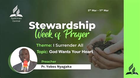 Stewardship Week Of Prayer Day 3 YouTube