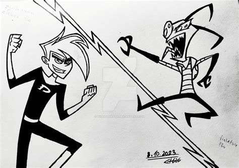 Danny Phantom Vs Invader Zim 2023 By Nightlyarty On Deviantart