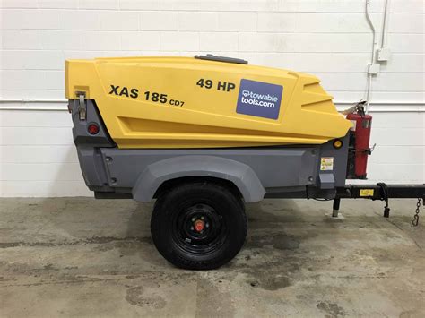 Atlas Copco Cfm Tow Behind Air Compressor For Sale Towable Tools