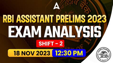 RBI Assistant Exam Analysis 2023 RBI Assistant 18 Nov Shift 2 Asked