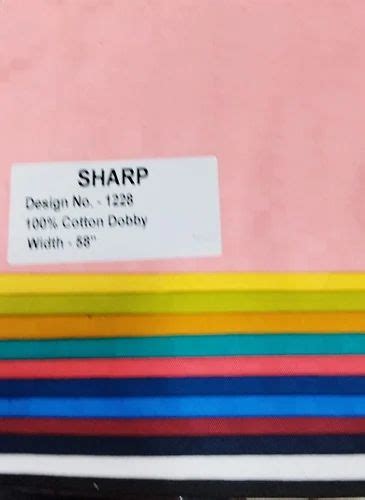 Inches Cotton Dobby Shirting Fabric Packaging Type Lump At Rs