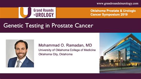 Genetic Testing In Prostate Cancer Video Dr Mohammad Ramadan