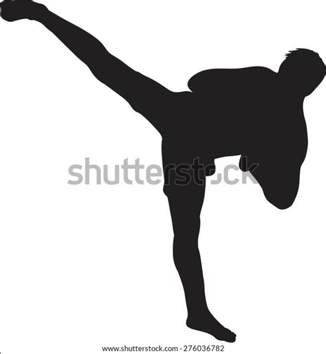 1,986 Male Kickboxing Silhouette Stock Vectors and Vector Art ...