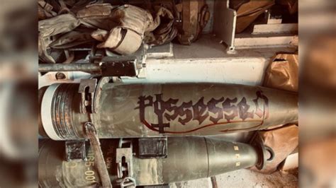 US Military Fires an Artillery Shell Inscribed With Death Metal Band Logo