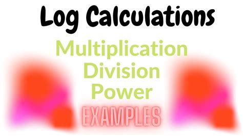 Logarithmic And Mathematical Tables V2 Log Calculations