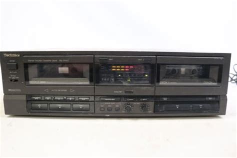 Technics RS TR157 Stereo Double Cassette Deck EBay