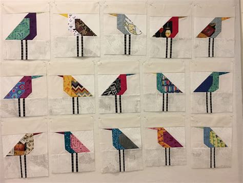 Working On Another Lynnes Liberated Birds Quilt This One Represents