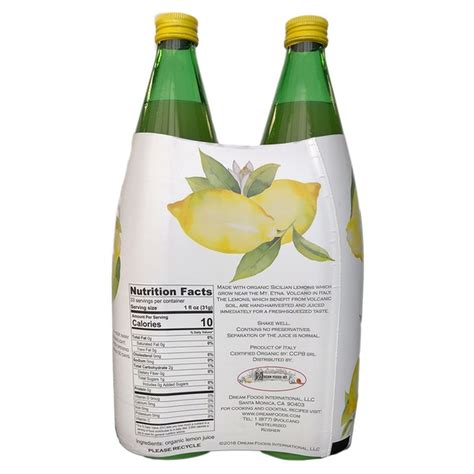 Italian Volcano Bottled Lemon Juice 2 L Delivery Or Pickup Near Me