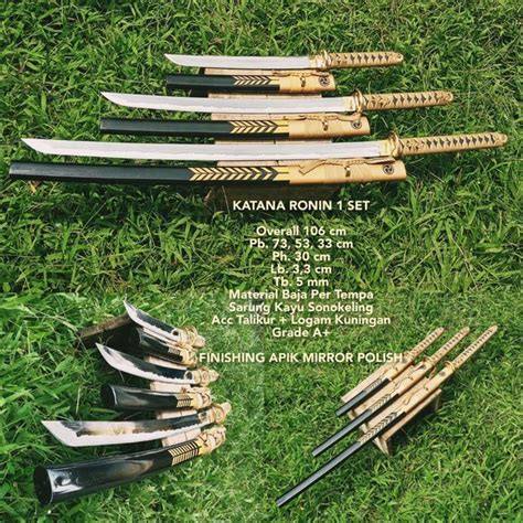 Jual Samurai Katana Jepang Asli Tajam Ronin Baja Per Shopee Indonesia