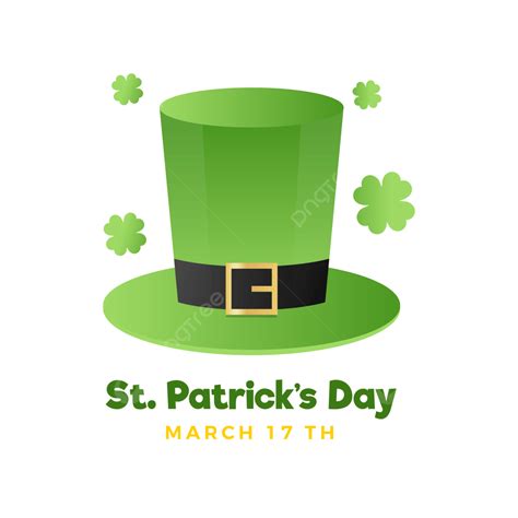 St Patrick Hat Vector Hd Png Images St Patricks Day Greeting Green Hat