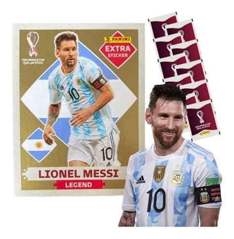 Figurinha Lendaria Gold Rara Copa Exclusiva Lionel Messi Mebuscar Brasil