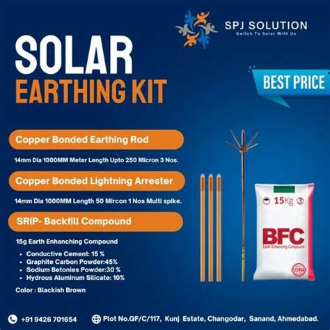 Solar Earthing Kits At Rs 1100 Piece Solar Panel In Ahmedabad Id 2850595993955