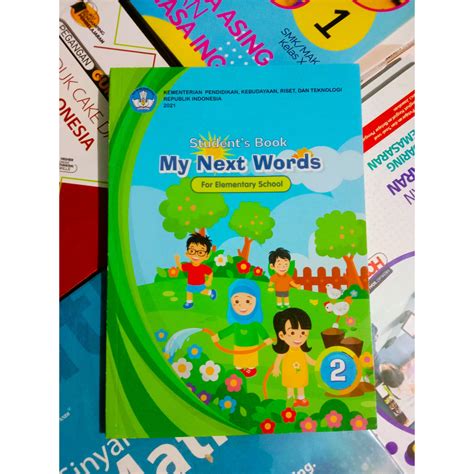 Jual Buku Siswa Bahasa Inggris My Next Words Kelas 2 Sd Kurikulum Merdeka Shopee Indonesia