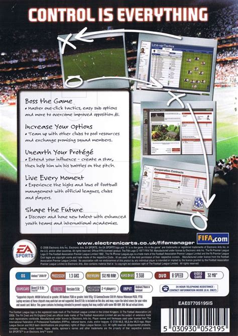 FIFA Manager 07 Cover Or Packaging Material MobyGames