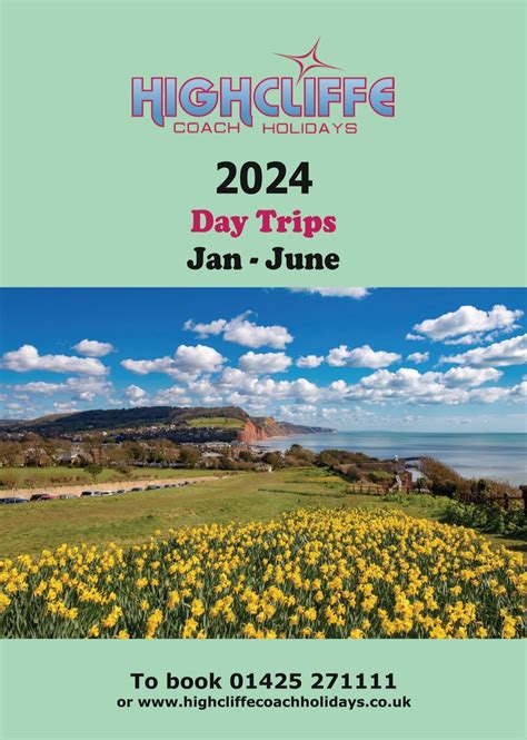 Highcliffe Coach Holidays 2024 - Day Excursions