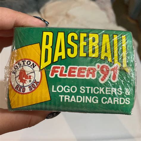 Baseball FLEER91 Logo Stickers Trading Cards NEW EBay