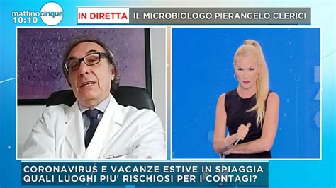 Mattino Cinque News Coronavirus E Spiagge Sabbia Mare E Piscina Non