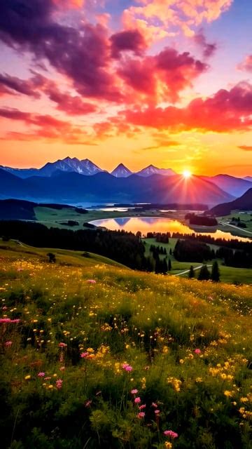 Sunset, Mountains, Sky. Free Stock Video - Pixabay