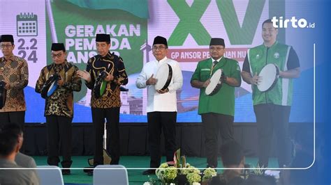 Jokowi Puji Kreativitas Gp Ansor Gelar Kongres Sambil Berlayar