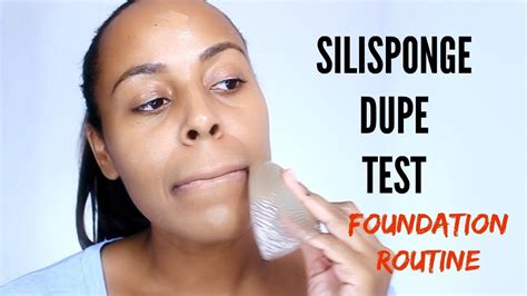 Silisponge Dupe Test Foundation Routine Using Bra Insert I Bybare Youtube