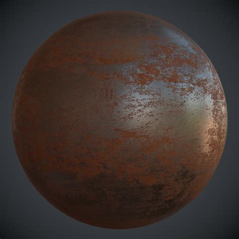 Rusted Iron Pbr Metal Material Texture Download