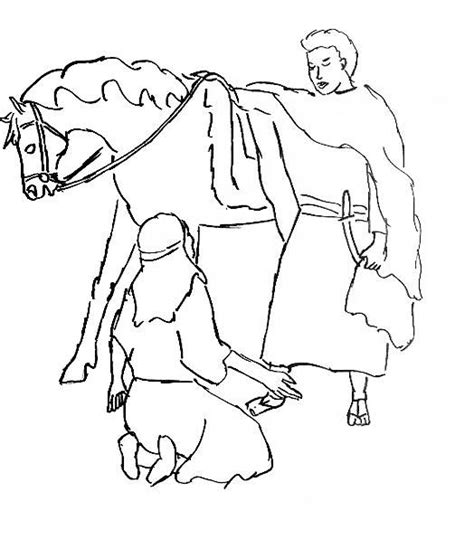 Printable David Nabal And Abigail Coloring Pages