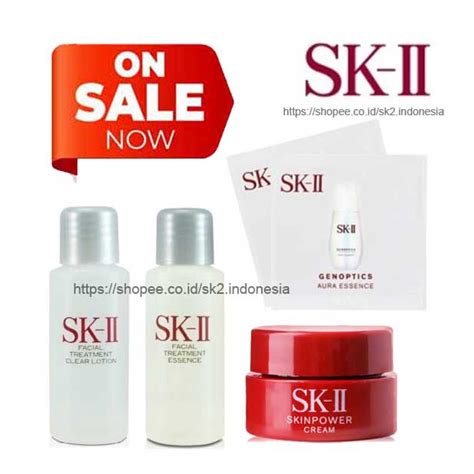 Jual SK II SKII SK2 TRAVEL SET FTE SKINPOWER GENOPTICS AURA ESSENCE