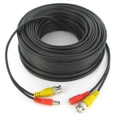 High Voltage Copper Conductor Poly Vinyl Chloride Cctv Camera Cable