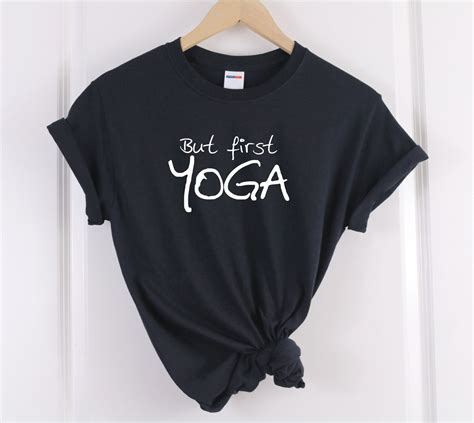 But First Yoga Yoga Shirt Tshirt Yoga T Shirt Yoga Tee Yoga Etsy Uk