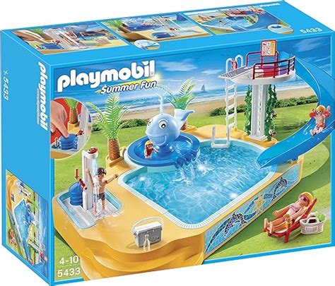 PLAYMOBIL 5433 Piscina Divertente Con Balena Amazon It Giochi E