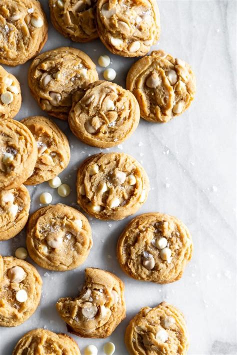 Salted Caramel White Chocolate Chip Cookies A Sassy Spoon