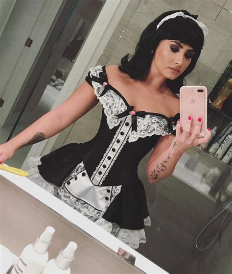 Pop Minute Demi Lovato French Maid Costume Photos Photo