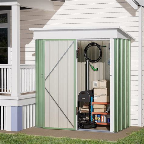 UDPATIO Metal Shed 5x3 FT Outdoor Storage Garden Storage Shed For