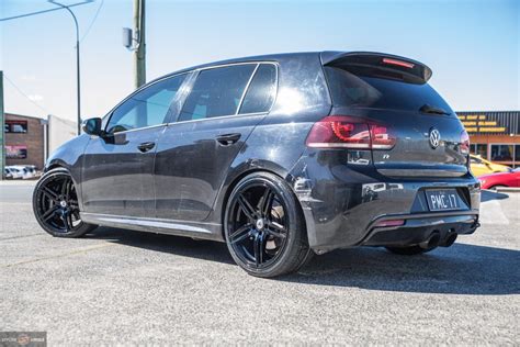 Volkswagen Golf R Mk6 Black Asanti ABL 12 Wheel Wheel Front