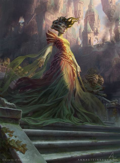 Vraska Swarm S Eminence MtG Art From War Of The Spark Set By Anna