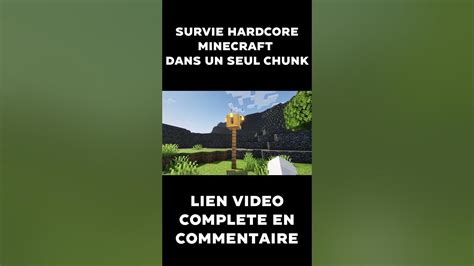 Survie Hardcore Minecraft Fr Mais Dans Un Seul Chunk Youtube