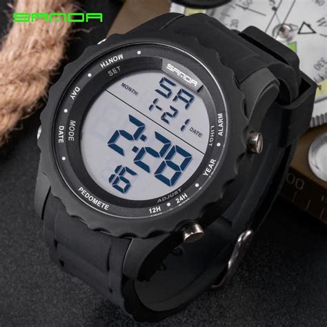 Sanda Herren Sport Uhren M Nner Ber Hmte Marke Luxus Milit R Armee Uhr