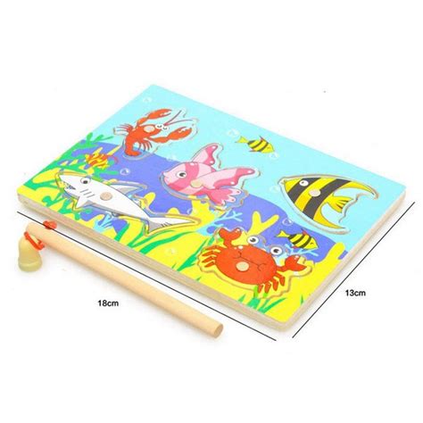 Wooden Fishing 3D Puzzle for Kids - Educational Toys Store