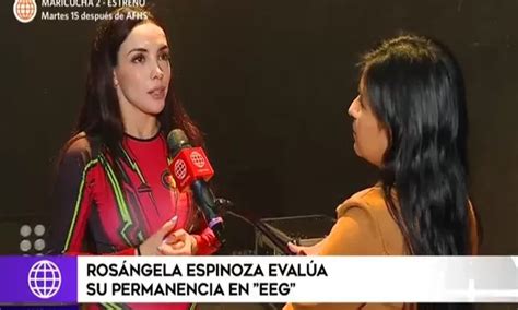 Ros Ngela Espinoza Eval A Su Permanencia En Eeg Para Am Rica