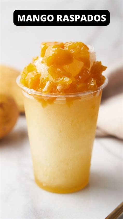 Mango Raspado Recipe Jarabe Para Raspados Recetas De Comida Comidas