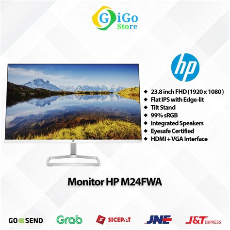 Jual Monitor LED HP M24FWA IPS FHD 24 VGA HDMI 60Hz With Speaker