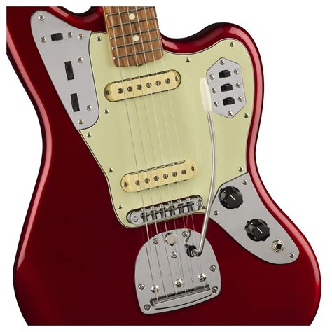 Disc Fender Jaguar Classic Player Guitar Pau Ferro Candy Apple Red At Gear4music