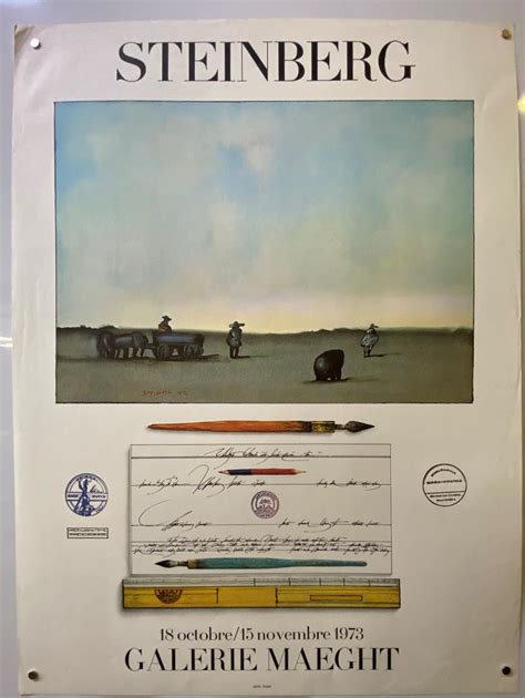 Lot Saul Steinberg 1914 1999 18 Octobre 15 Novembre 1973 Galerie