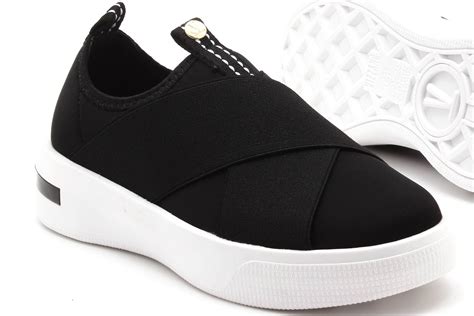 Tênis Vizzano Slip On Elástico Flatform Feminino 1354104